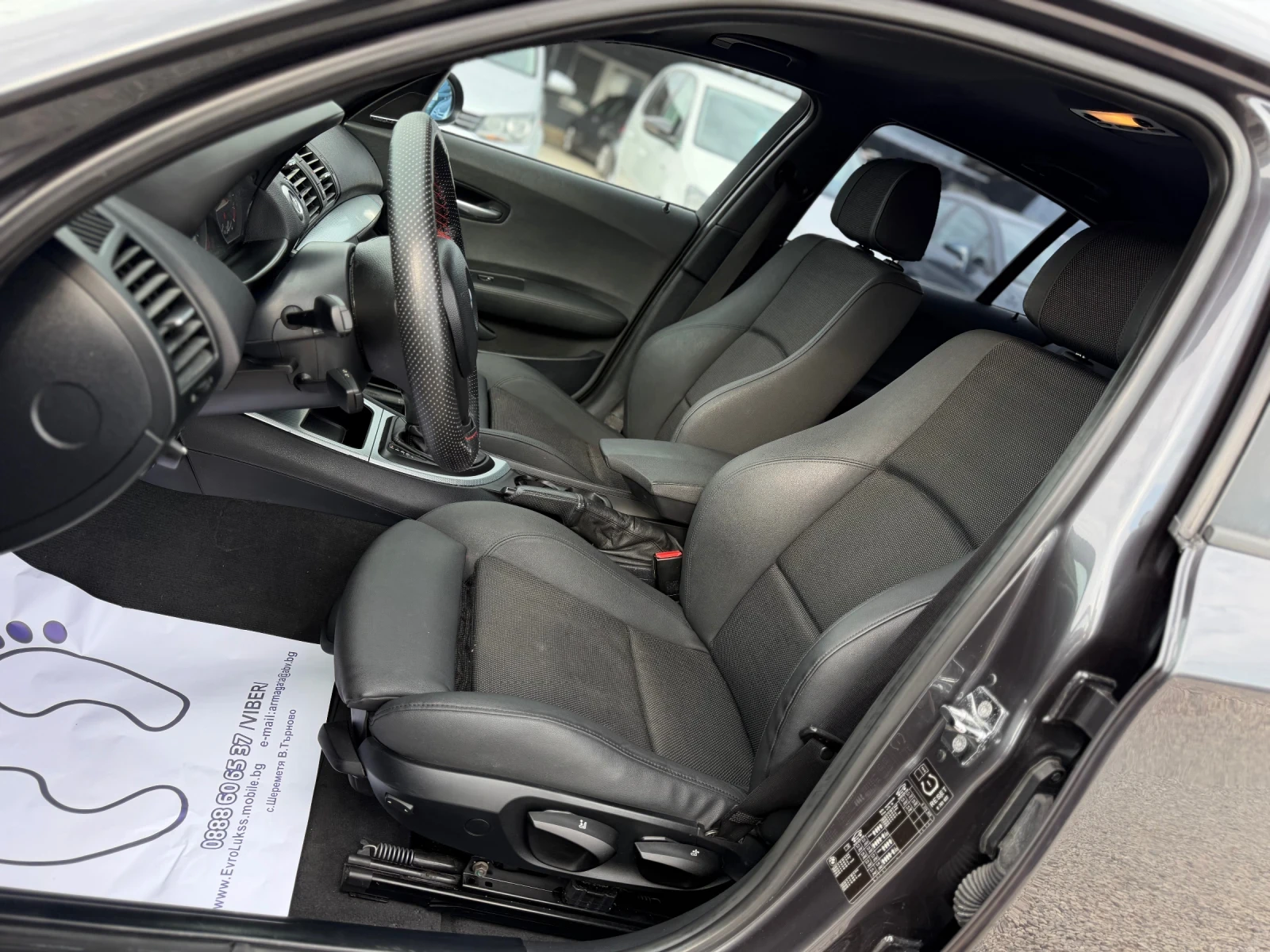 BMW 120 2.0i 130кс M-PAKET АВТОМАТИК КОЖА, снимка 10 - Автомобили и джипове - 54626896