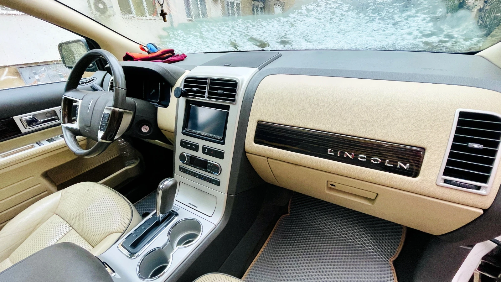 Lincoln Mkx 3.5-Автомат-Газ-Подгрев-Обдухване-Мемори-БялаПерла - изображение 5