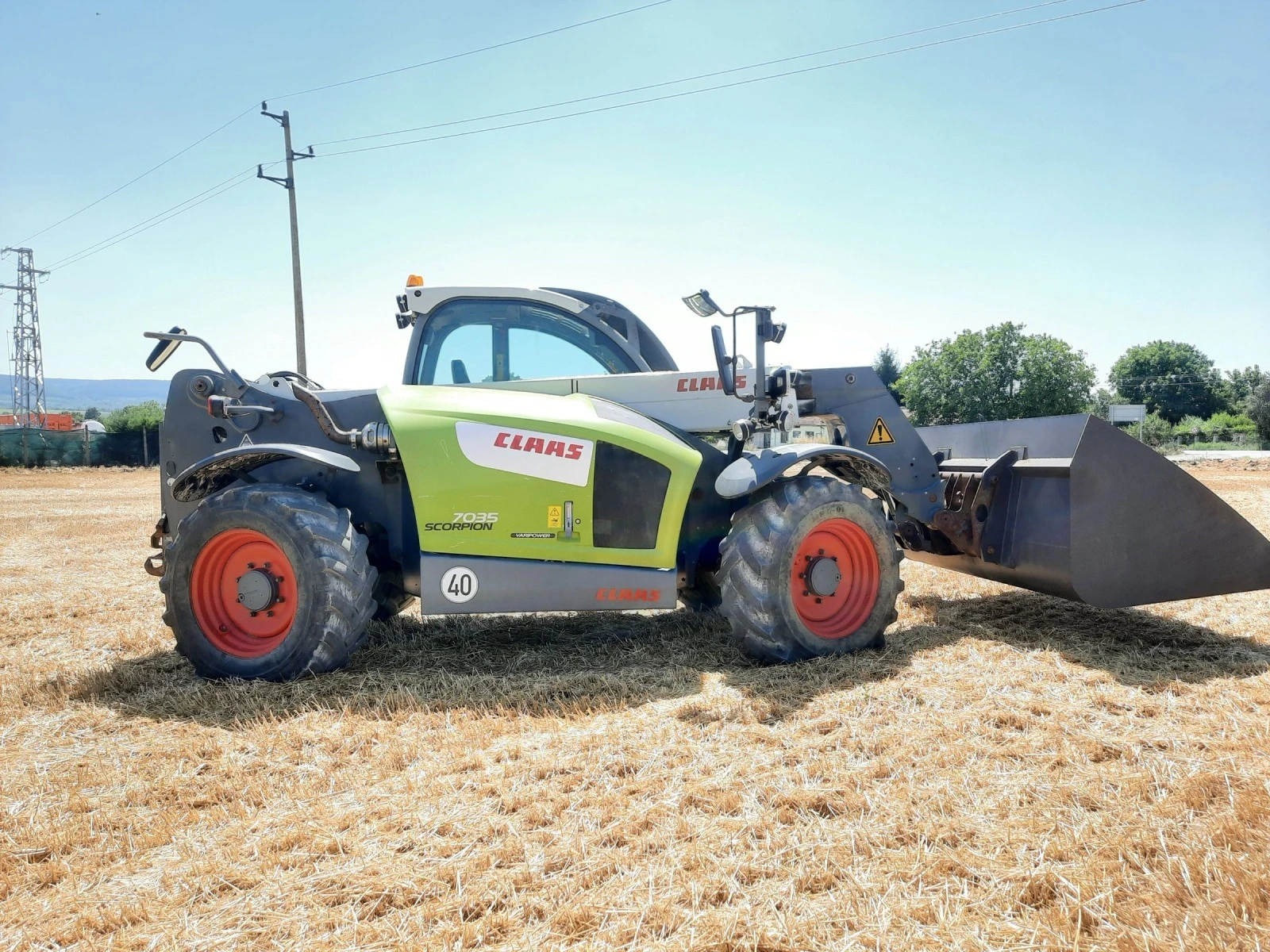 Телескопичен товарач Claas SCORPION 7035 - изображение 4