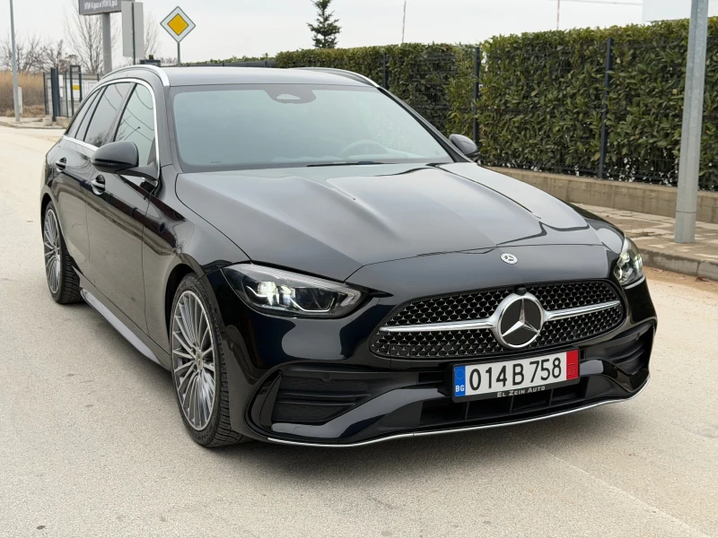 Mercedes-Benz C 220 AMG LINE PREMIUM/HYBRID/9G-TRONIC/СЕРВИЗНА ИСТОРИЯ, снимка 2 - Автомобили и джипове - 53447343