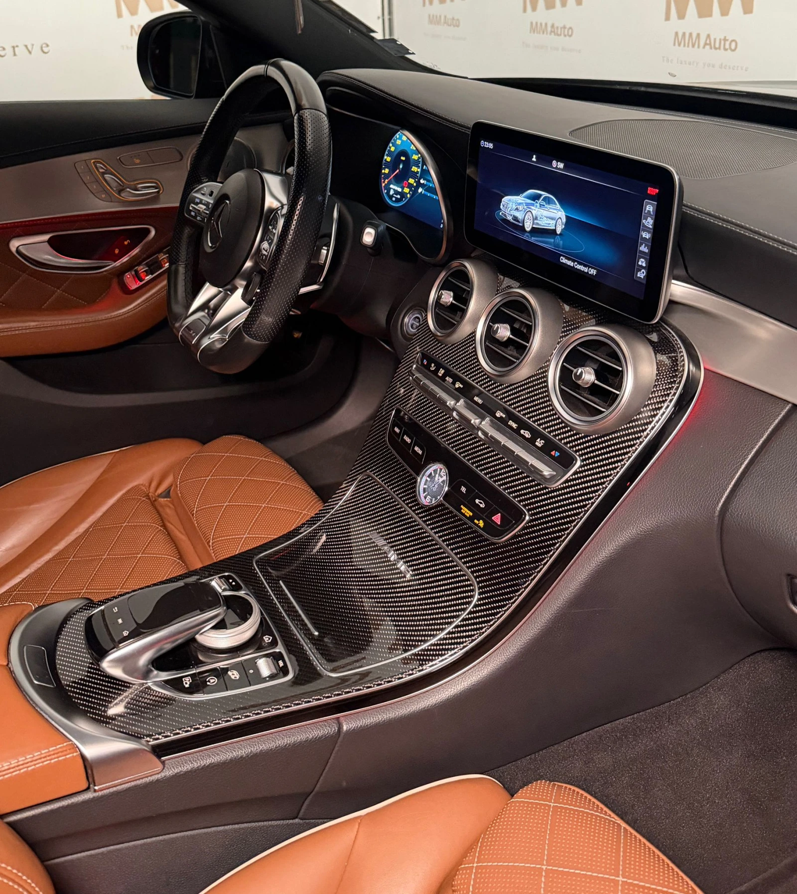 Mercedes-Benz C 63 AMG Sedan* Carbon* Performance* Burm* Pano* 360 | Mobile.bg � ����������� 10