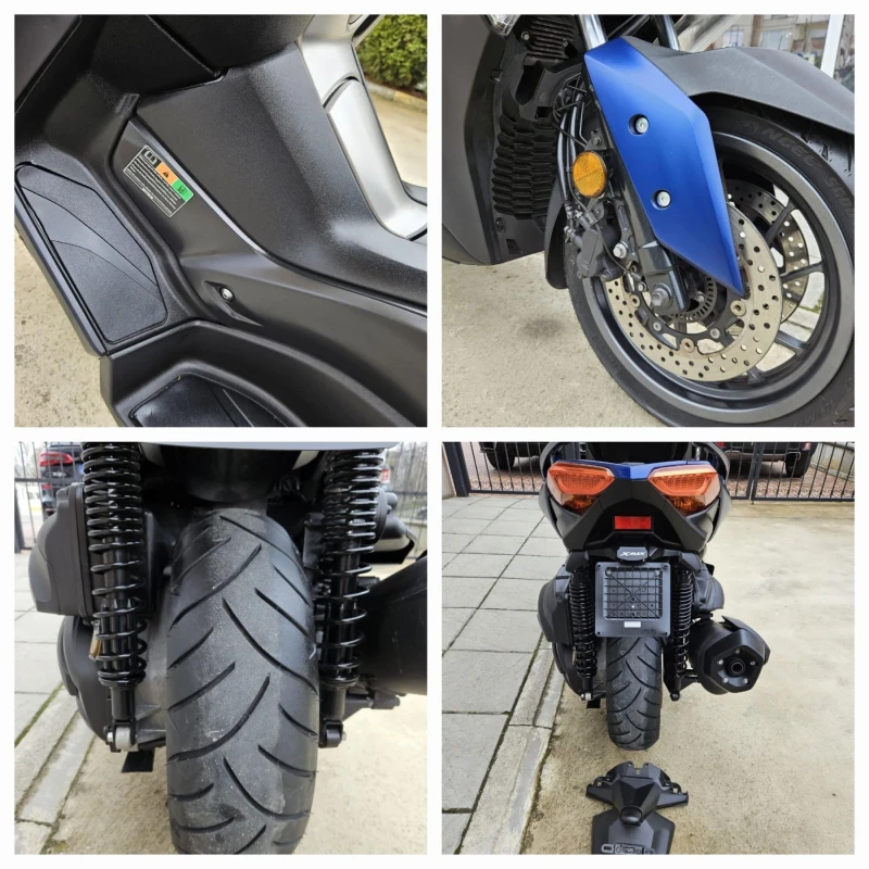 Yamaha X-max 400ie, Led, ABS-TCS, Blue Matt, снимка 14 - Мотоциклети и мототехника - 47919798