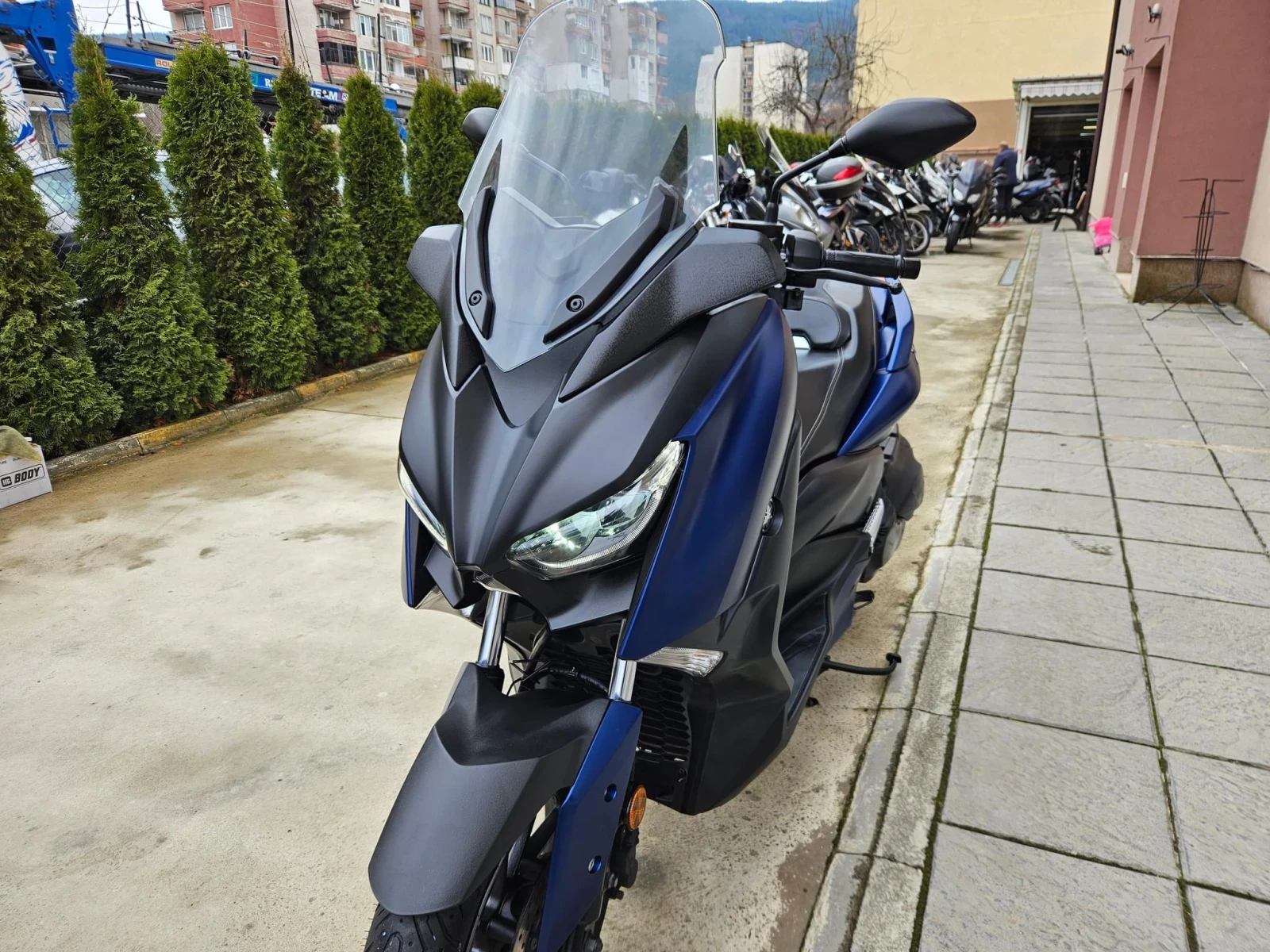 Yamaha X-max 400ie, Led, ABS-TCS, Blue Matt - изображение 9