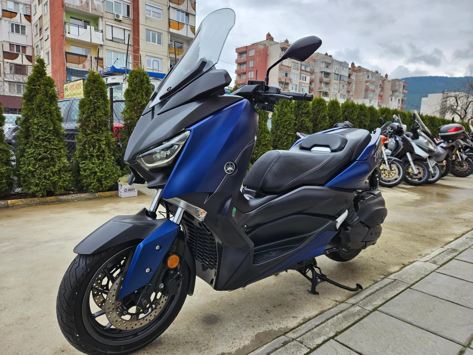 Yamaha X-max 400ie, Led, ABS-TCS, Blue Matt - изображение 8