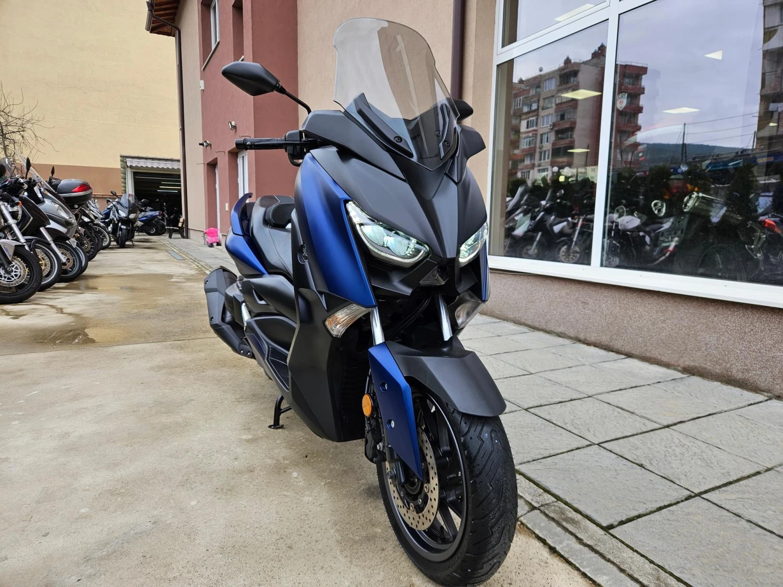 Yamaha X-max 400ie, Led, ABS-TCS, Blue Matt - изображение 2