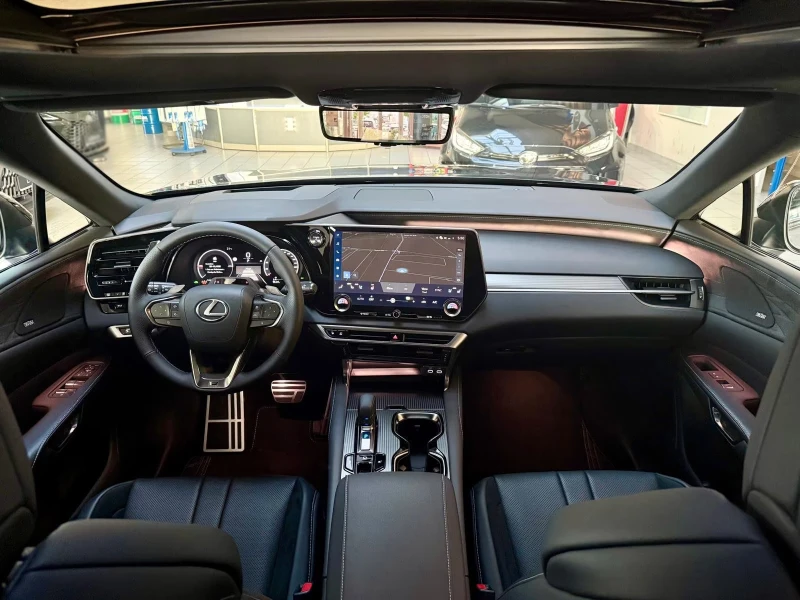 Lexus RX 500h НОВ!/F-SPORT/PERFORMANCE/MARKLEV./PANO/360/439fpr, снимка 10 - Автомобили и джипове - 51094862