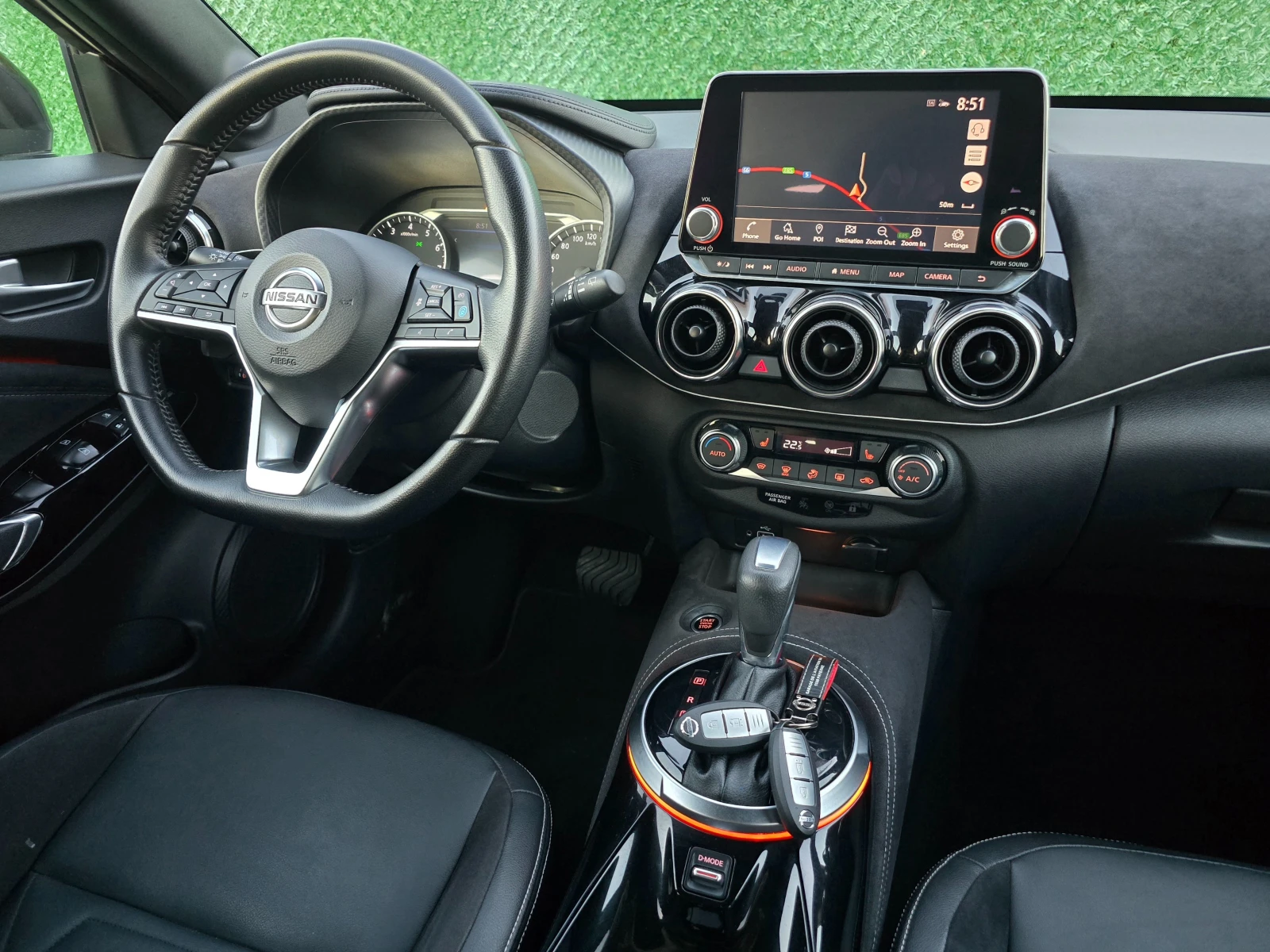 Nissan Juke N-DESIGN* 117кс* 360 CAMERA* DISTRONIC, снимка 14 - Автомобили и джипове - 55072178
