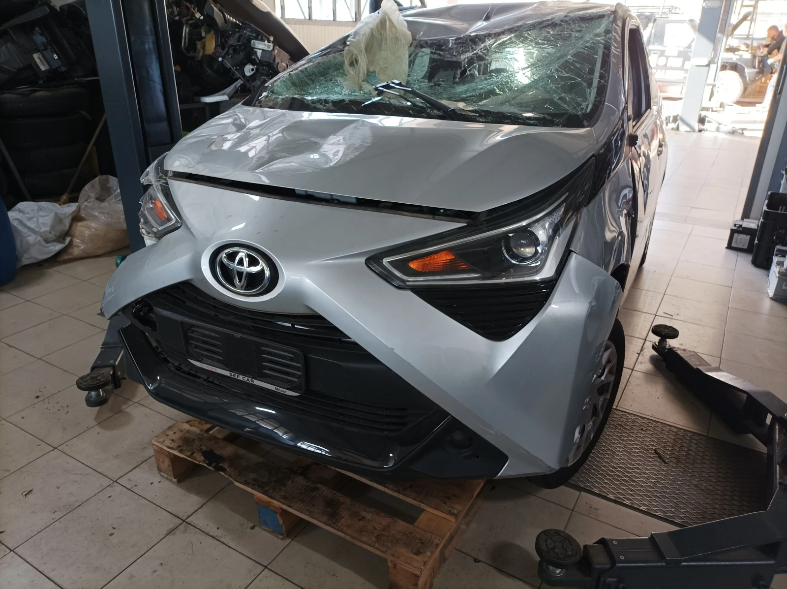 Toyota Aygo 1.0 BENZIN/EURO 6/ НА ЧАСТИ , снимка 1