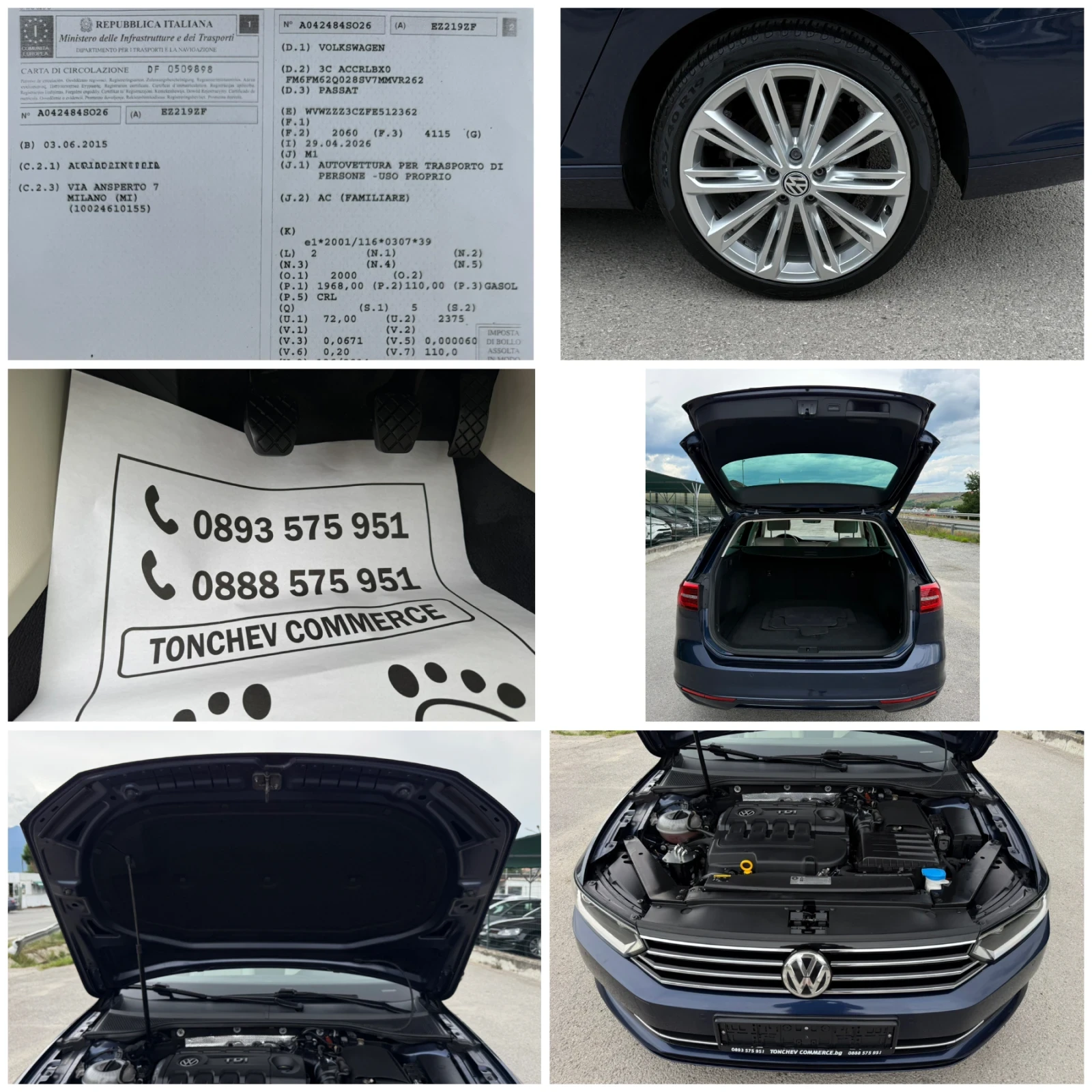 VW Passat 2.0-TDI-HIGHLINE-УНИКАТ-214.000км-НАПЪЛНО РЕАЛНИ, снимка 17 - Автомобили и джипове - 54946022