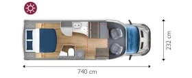 Кемпер Giottiline Siena 390 , снимка 11