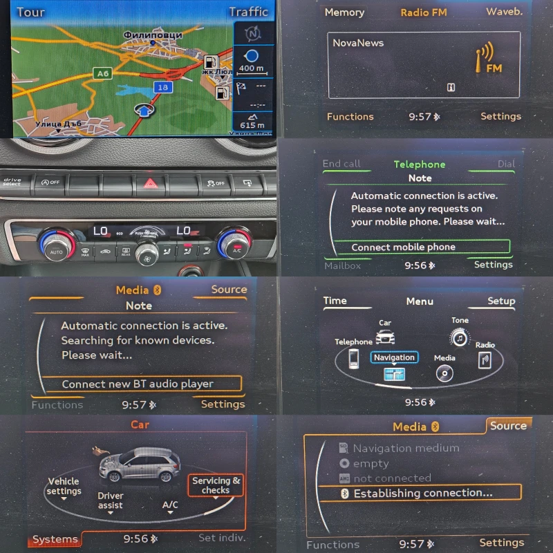 Audi A3 2.0TDI/S-line/BLACK FRIDAY/4X4/LED/NAVI/БЛУТУТ, снимка 13 - Автомобили и джипове - 50165425