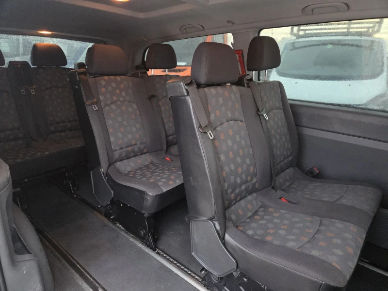 Mercedes-Benz Vito 111CDI, 9 местен, Климатик, Макси база, снимка 13 - Бусове и автобуси - 52926742