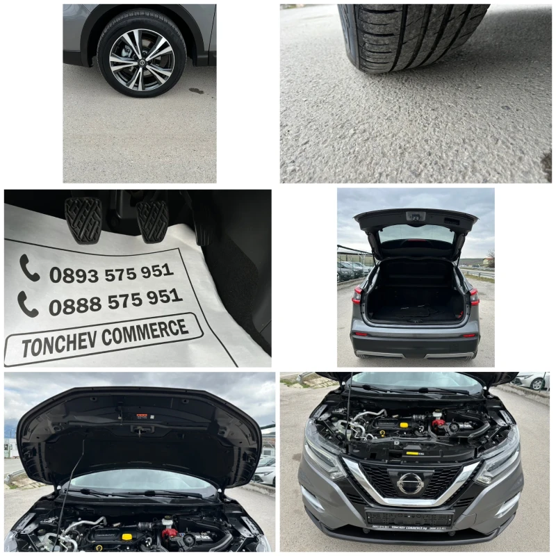 Nissan Qashqai 1.6-dci-TEKNA-4x4-PANORAMA-KAMERA-360-KEYLES-TOP, снимка 17 - Автомобили и джипове - 49547582