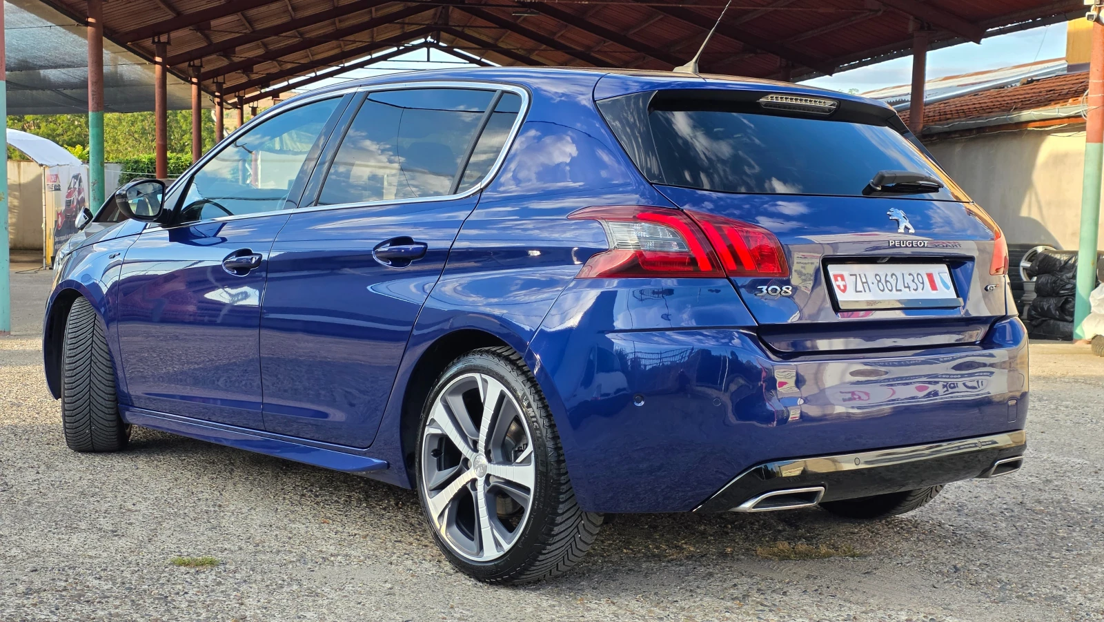 Peugeot 308 2.0HDI/GT-line/115хил.км./DISTRONIK/Panorama, снимка 3 - Автомобили и джипове - 56113180