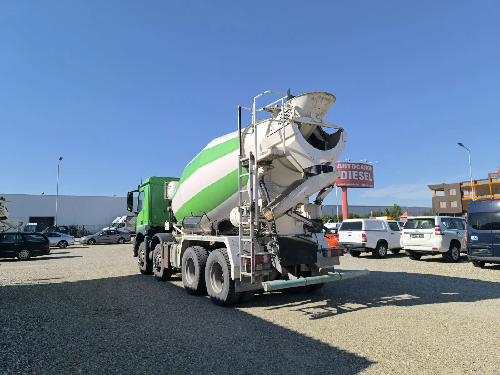Бетон миксер Mercedes AROCS 3240 STETTER 9M3, снимка 5 - Индустриална техника - 54909050