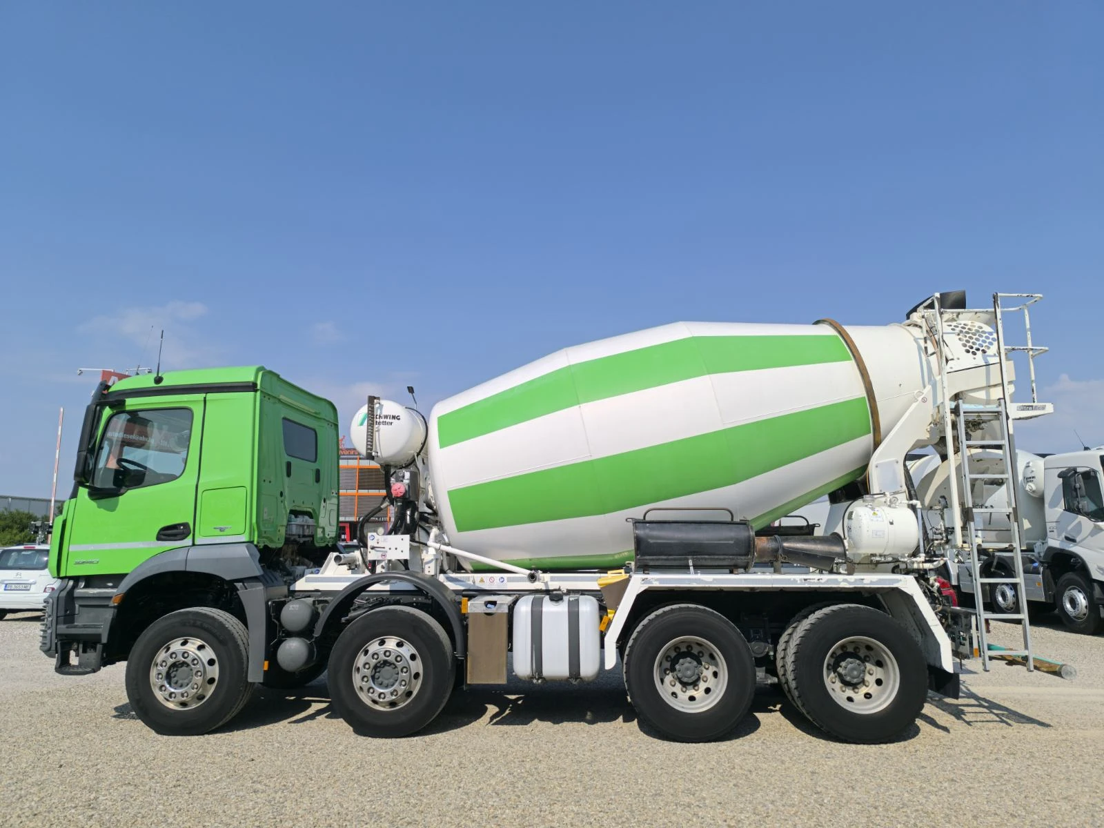 Бетон миксер Mercedes AROCS 3240 STETTER 9M3, снимка 4 - Индустриална техника - 54909050