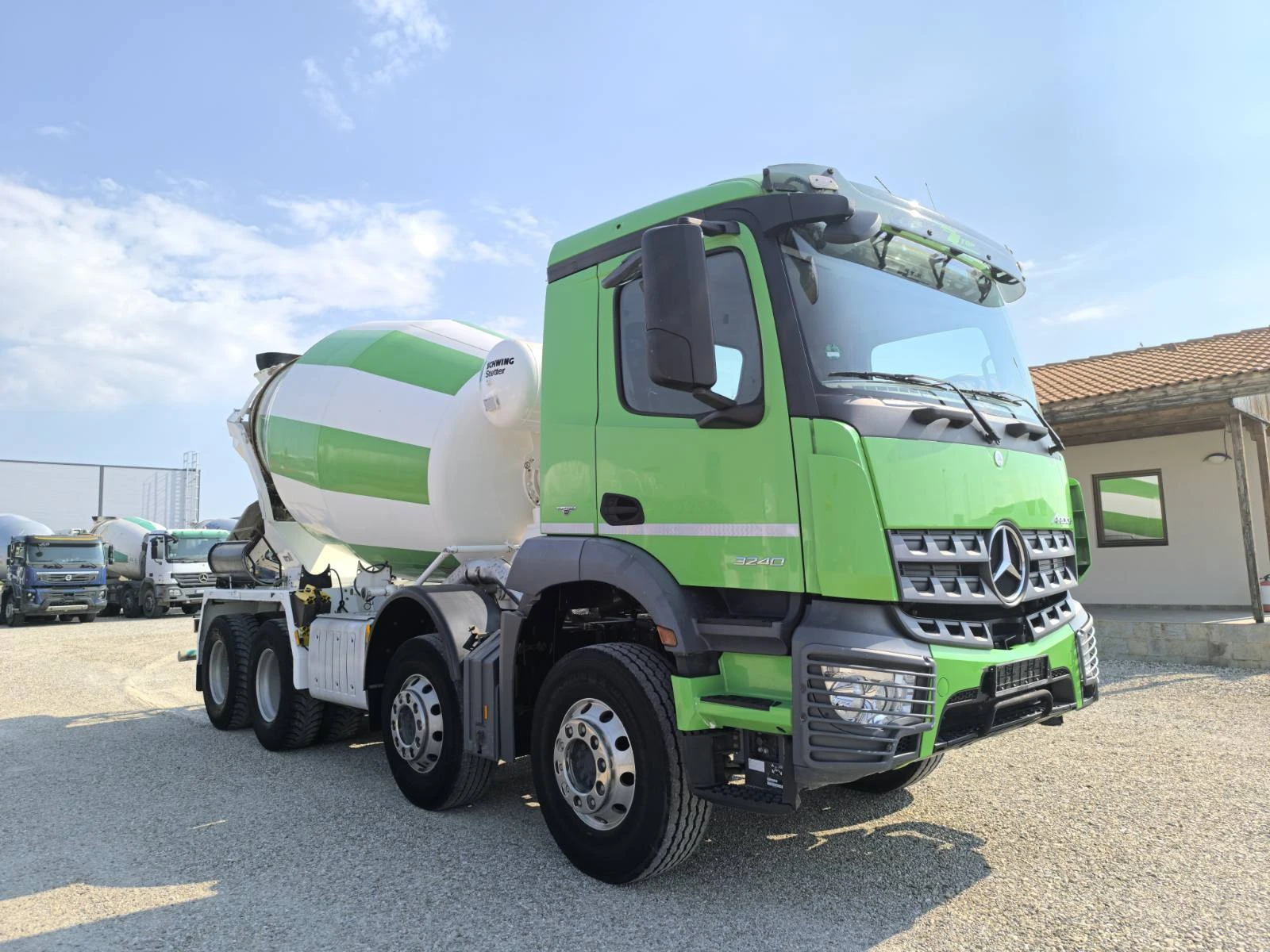 Бетон миксер Mercedes AROCS 3240 STETTER 9M3