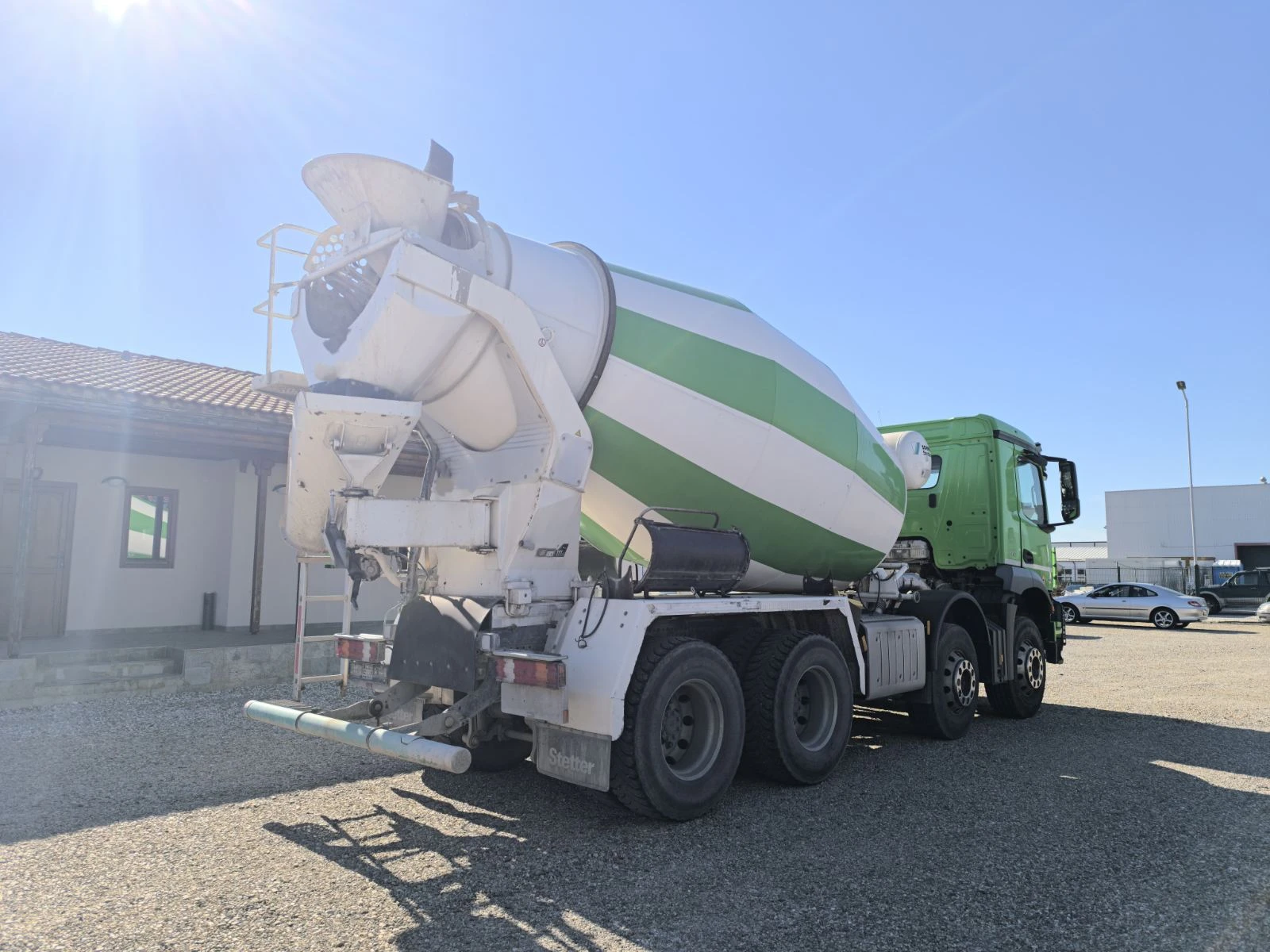 Бетон миксер Mercedes AROCS 3240 STETTER 9M3, снимка 7 - Индустриална техника - 54909050