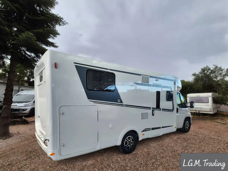 Кемпер HYMER / ERIBA  Etrusco T 7400 SB Autom. F2F, снимка 2 - Каравани и кемпери - 51860091