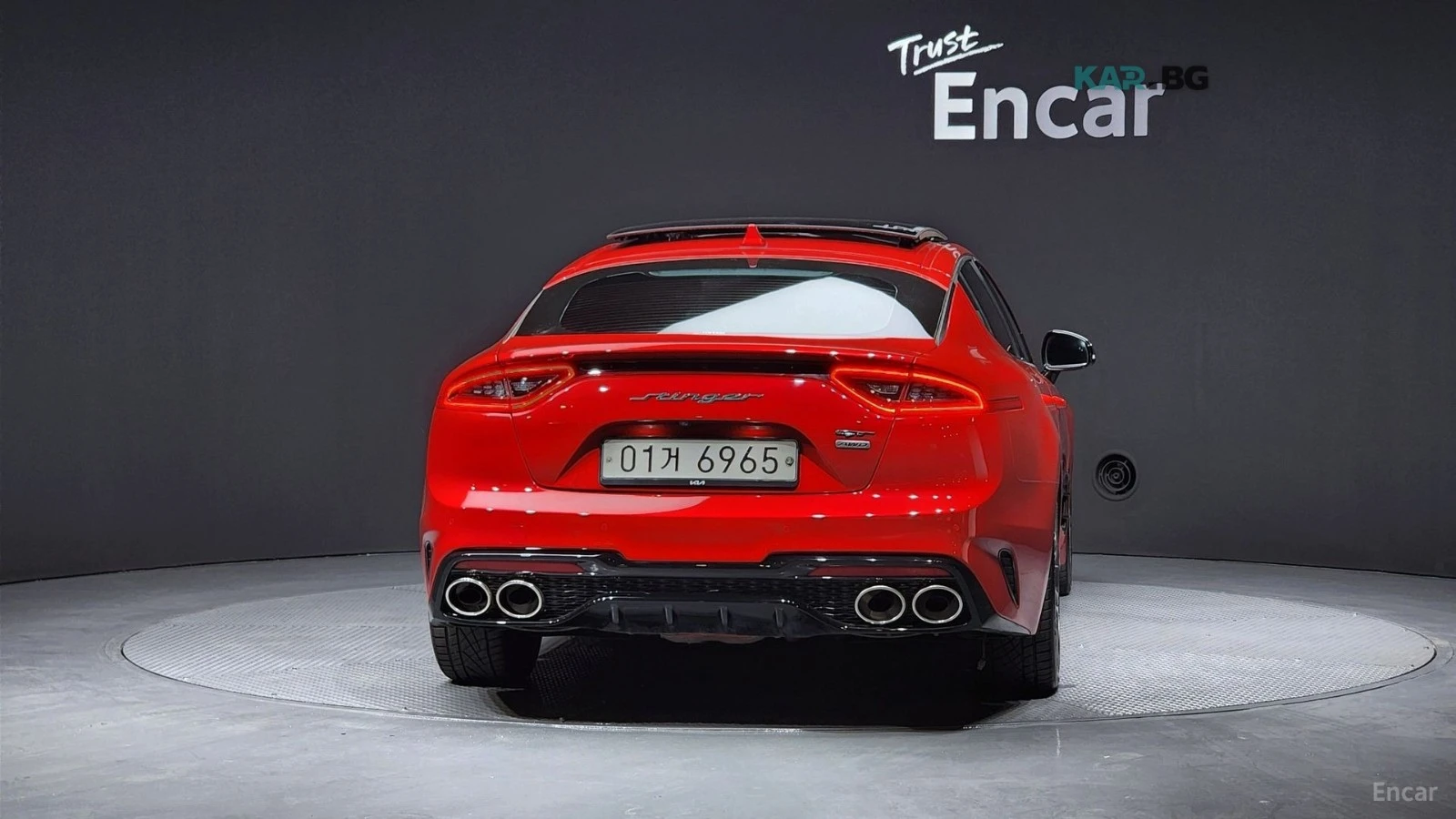 Kia Stinger * 3.3T* AWD* GT* ПОДГРЕВ* ОБДУХВАНЕ* ПАНО* 360* HU, снимка 4 - Автомобили и джипове - 55261637