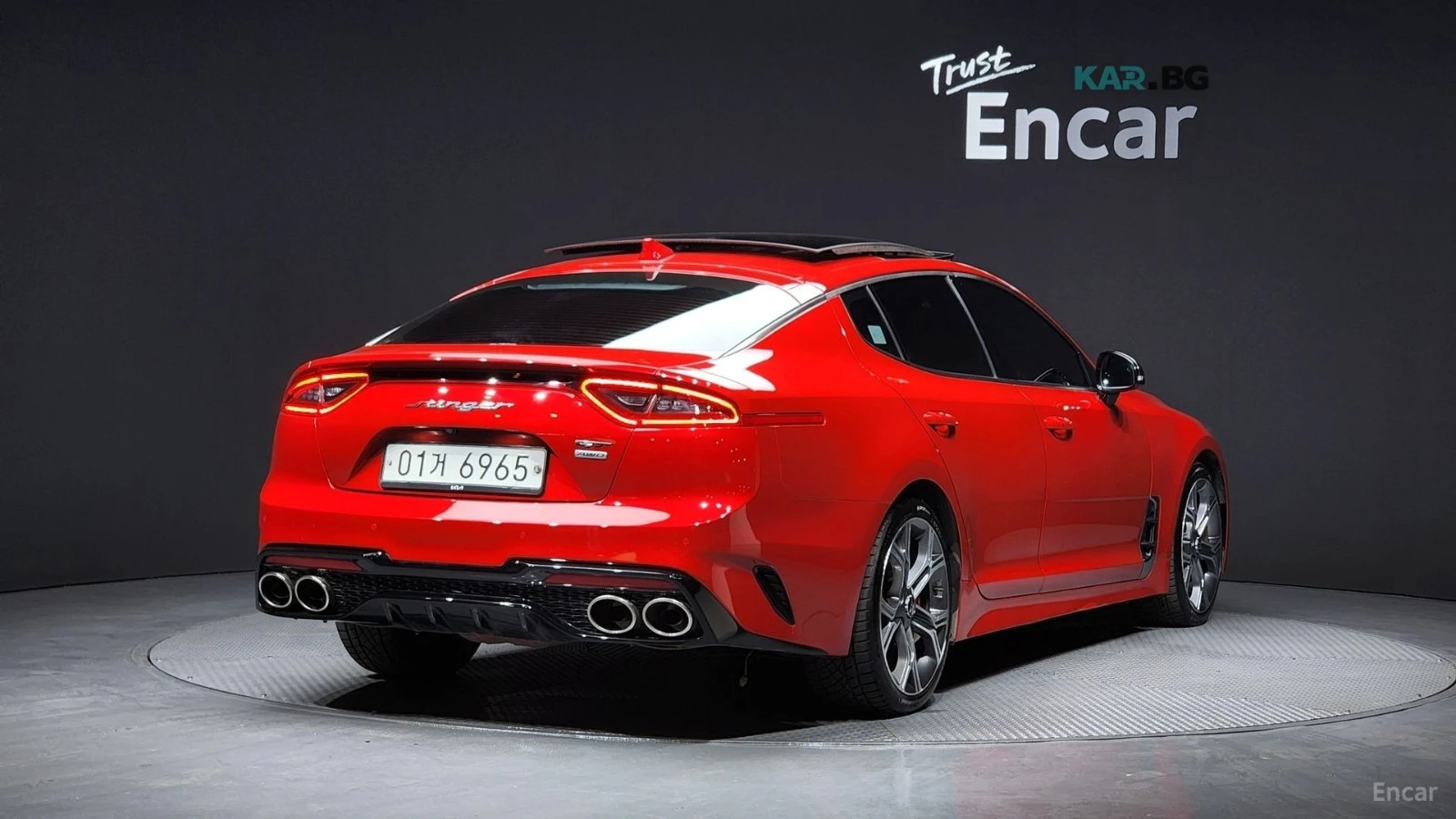 Kia Stinger * 3.3T* AWD* GT* ПОДГРЕВ* ОБДУХВАНЕ* ПАНО* 360* HU, снимка 2 - Автомобили и джипове - 55261637