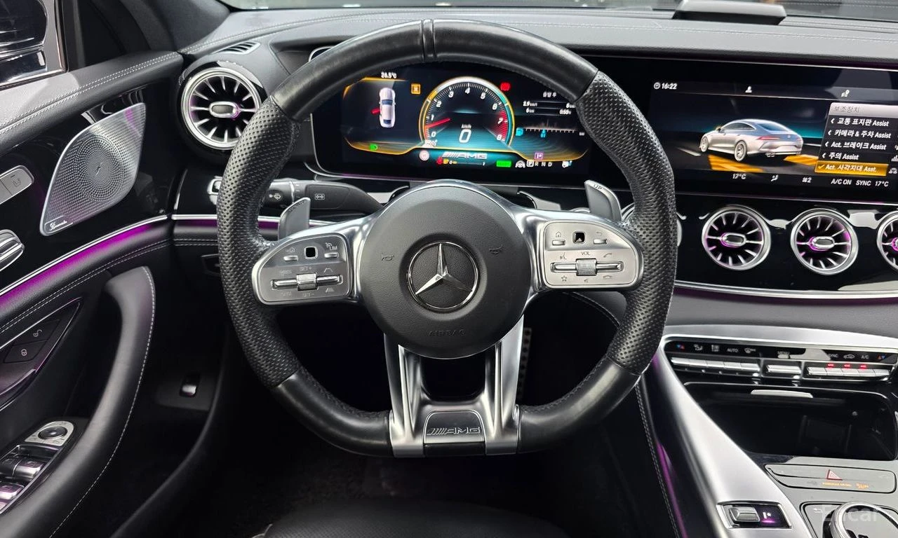 Mercedes-Benz GT 4MATIC+ * BURMESTER* DISTRONIC* 360 CAM* ХЕДЪП* , снимка 9 - Автомобили и джипове - 55684875