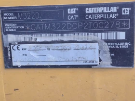 Багер Cat M322D, снимка 9