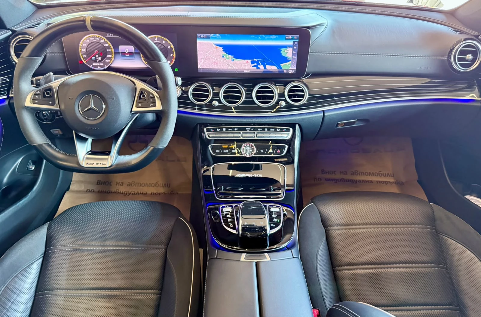 Mercedes-Benz E 63 AMG S* 4M* Full* Burm* Обдух* PPF* Печка* ЛИЗИНГ, снимка 9 - Автомобили и джипове - 55301084