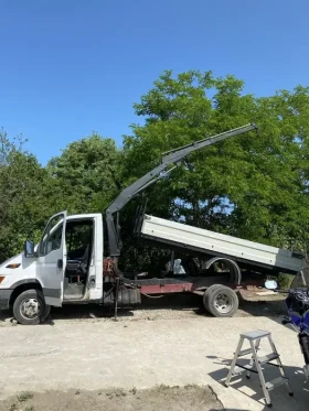 Iveco 35c13 2.8 Самосвал с кран, снимка 1