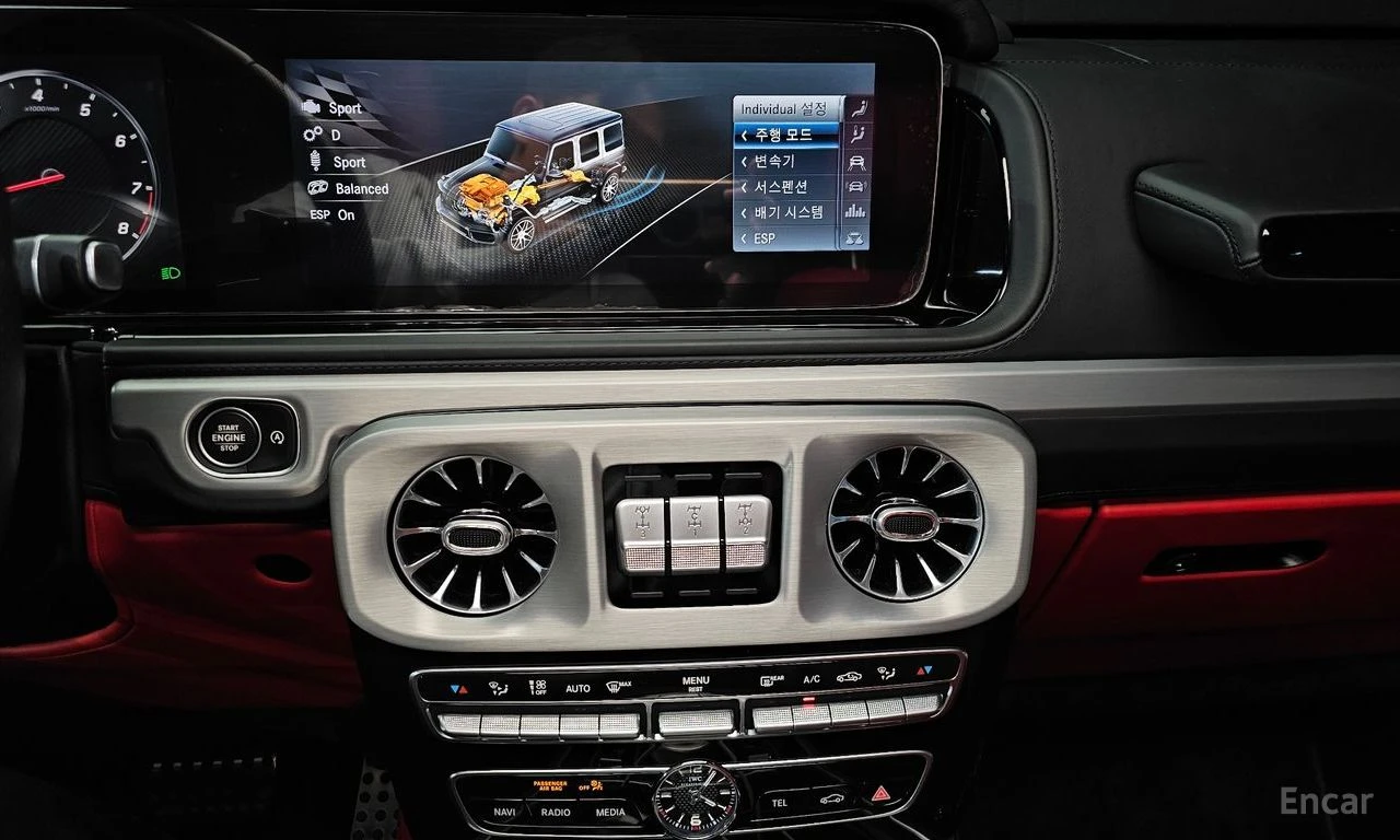 Mercedes-Benz G 63 AMG DISTRONIC* 360 CAM* BURMESTER* ОБДУХВАНЕ* ПОДГРЕВ*, снимка 11 - Автомобили и джипове - 55224731