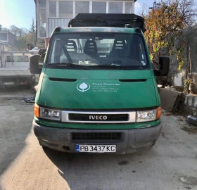 Iveco 35c13 Самосвал с кран , снимка 2