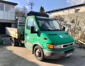 Iveco 35c13 Самосвал с кран , снимка 3