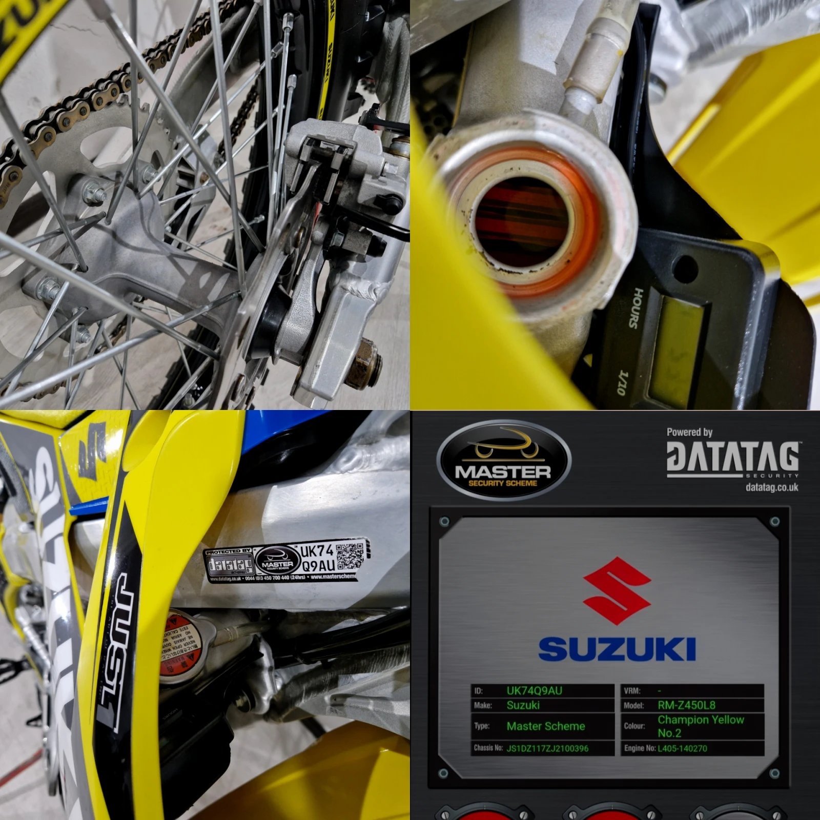 Suzuki Rmz 450icc 2021г.!КАТО НОВ!, снимка 17 - Мотоциклети и мототехника - 55770399