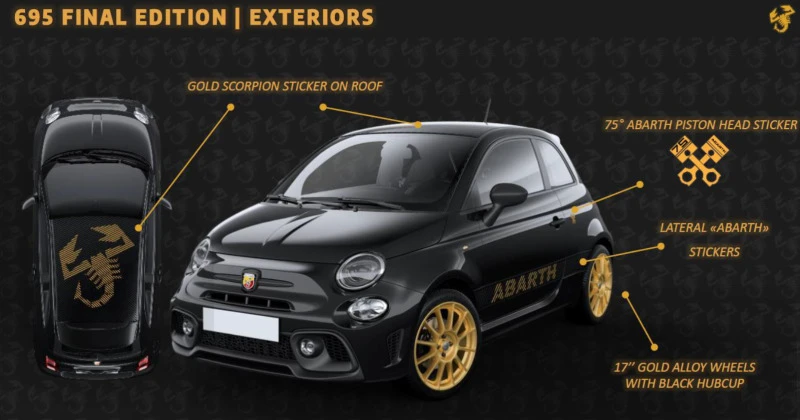 Abarth 595 695 Limited edition, снимка 4 - Автомобили и джипове - 46843220