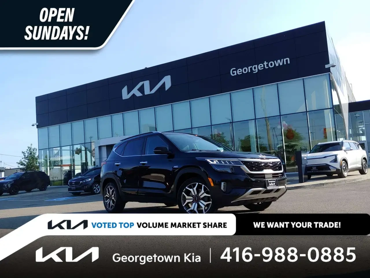Kia Seltos SX Turbo 1.6L AWD | SUNROOF | NAV | 69K KM All