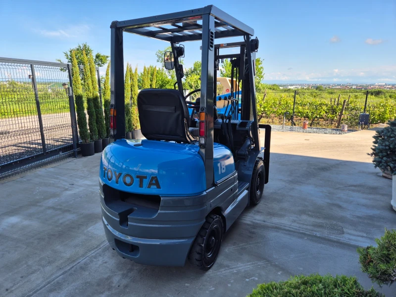 Мотокар Toyota 1.8 тона / ИЗРАВНИТЕЛ / КАТО НОВ !, снимка 5 - Индустриална техника - 50285224