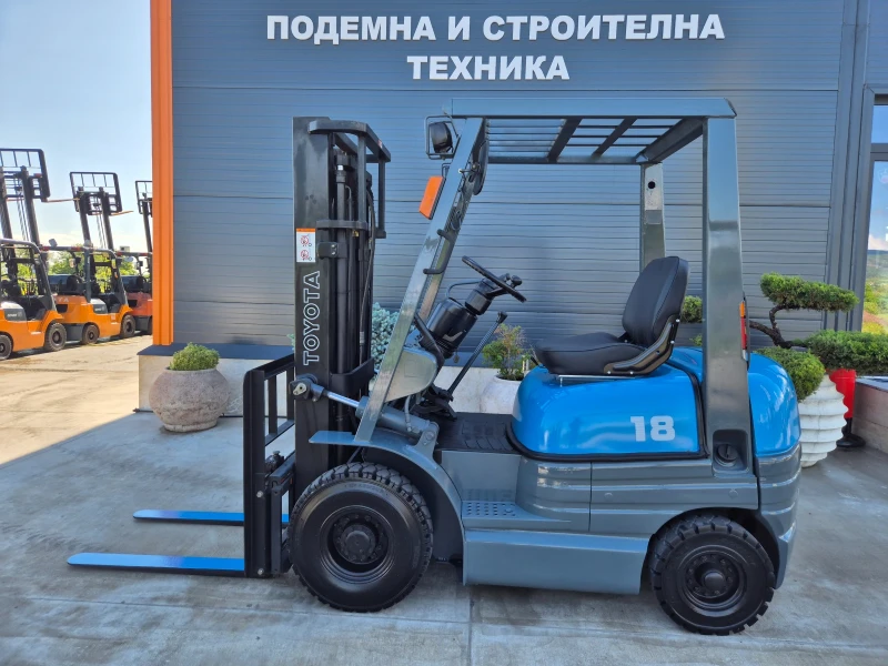 Мотокар Toyota 1.8 тона / ИЗРАВНИТЕЛ / КАТО НОВ !, снимка 2 - Индустриална техника - 50285224
