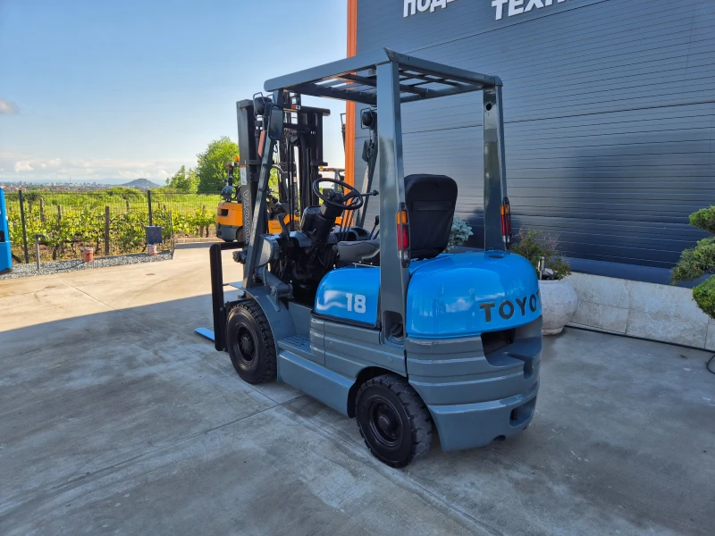 Мотокар Toyota 1.8 тона / ИЗРАВНИТЕЛ / КАТО НОВ !, снимка 3 - Индустриална техника - 50285224