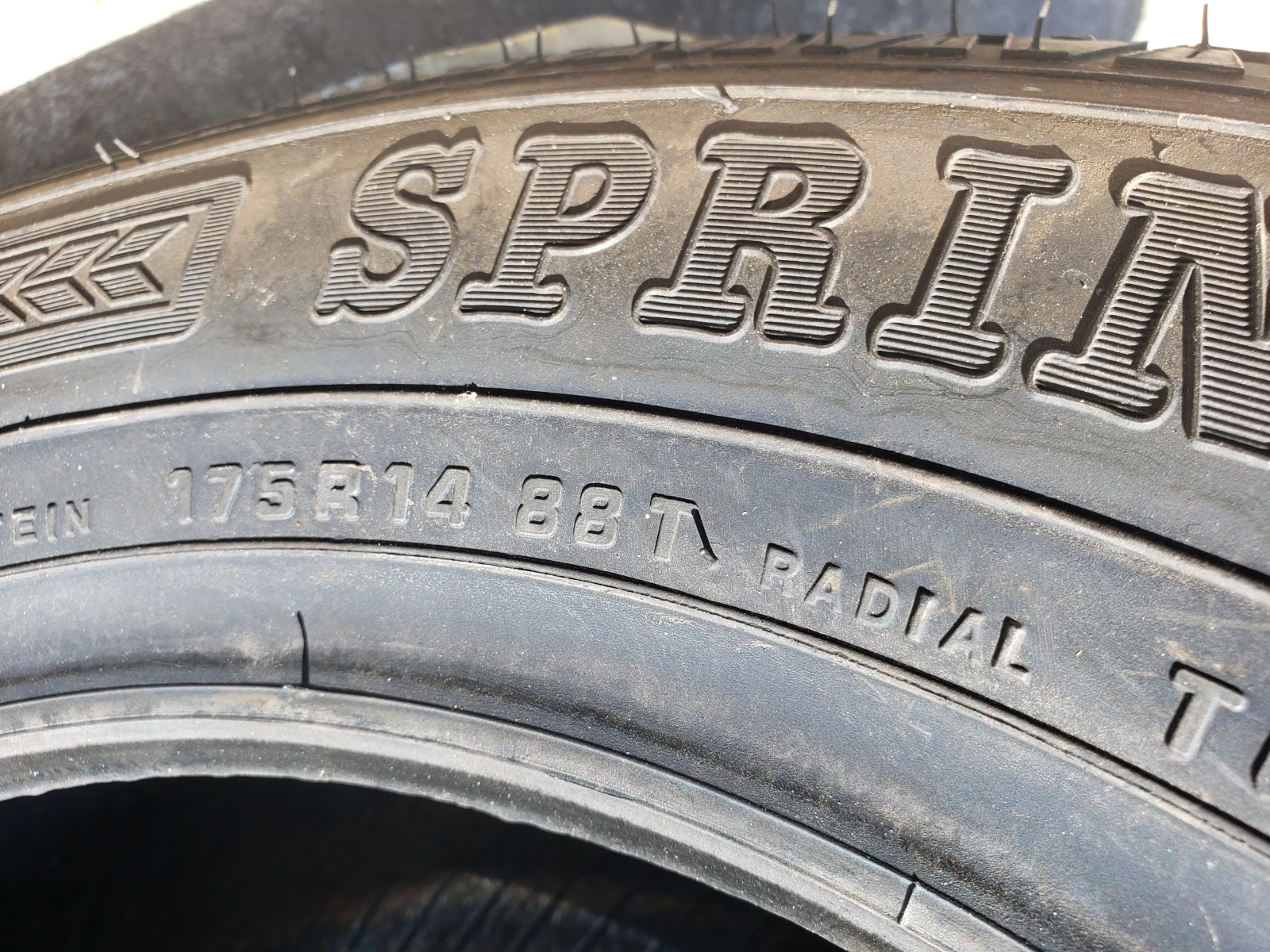 Гуми Летни 175/80R14, снимка 5 - Гуми и джанти - 54593881