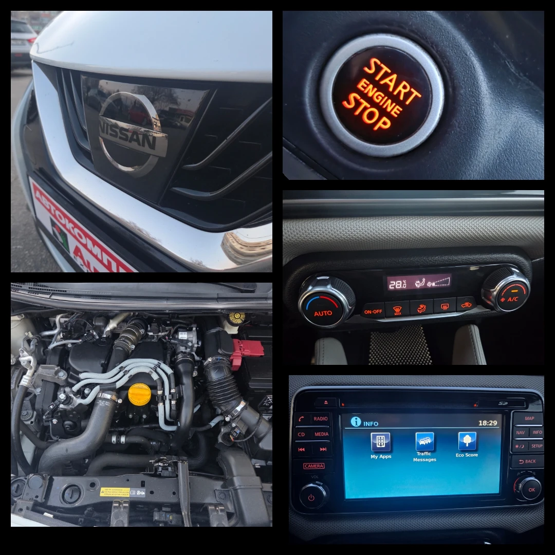 Nissan Micra 1.5dCi N-Connecta (90hp) 6MT/Distronic/Navi/Камерa, снимка 17 - Автомобили и джипове - 53801019