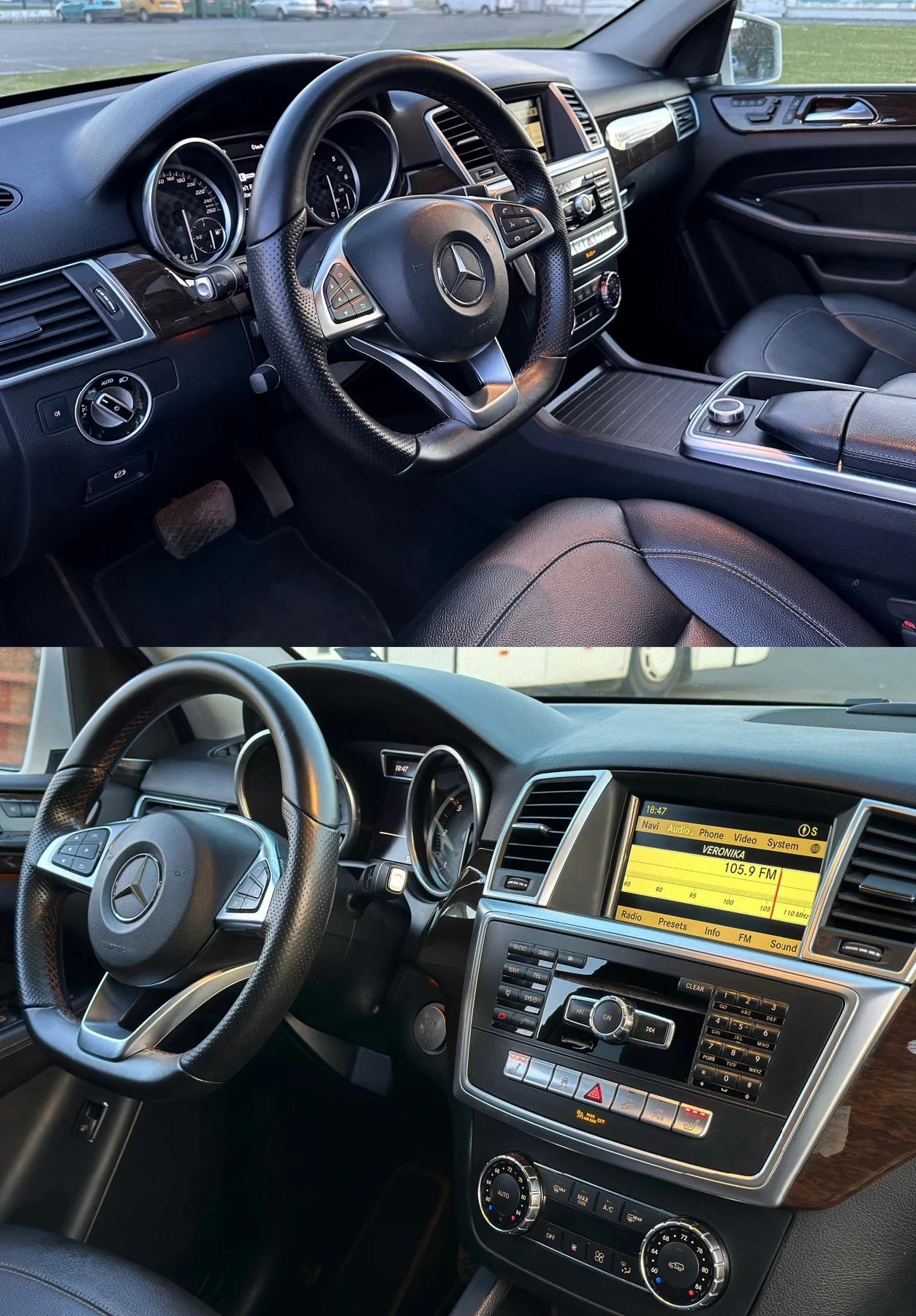 Mercedes-Benz ML 350 CDI AMG * * ПРУЖИНИ* * РЕАЛНИ КИЛОМЕТРА* * , снимка 13 - Автомобили и джипове - 54030911