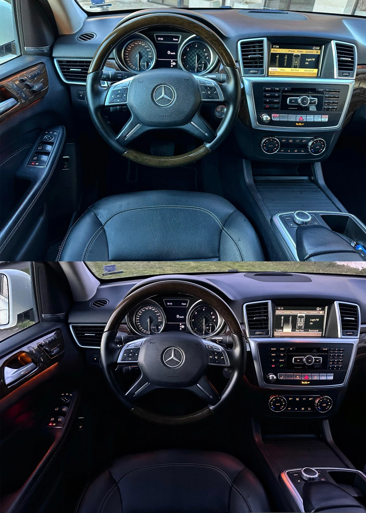 Mercedes-Benz ML 350 CDI AMG * * ПРУЖИНИ* * РЕАЛНИ КИЛОМЕТРА* * , снимка 10 - Автомобили и джипове - 54030911