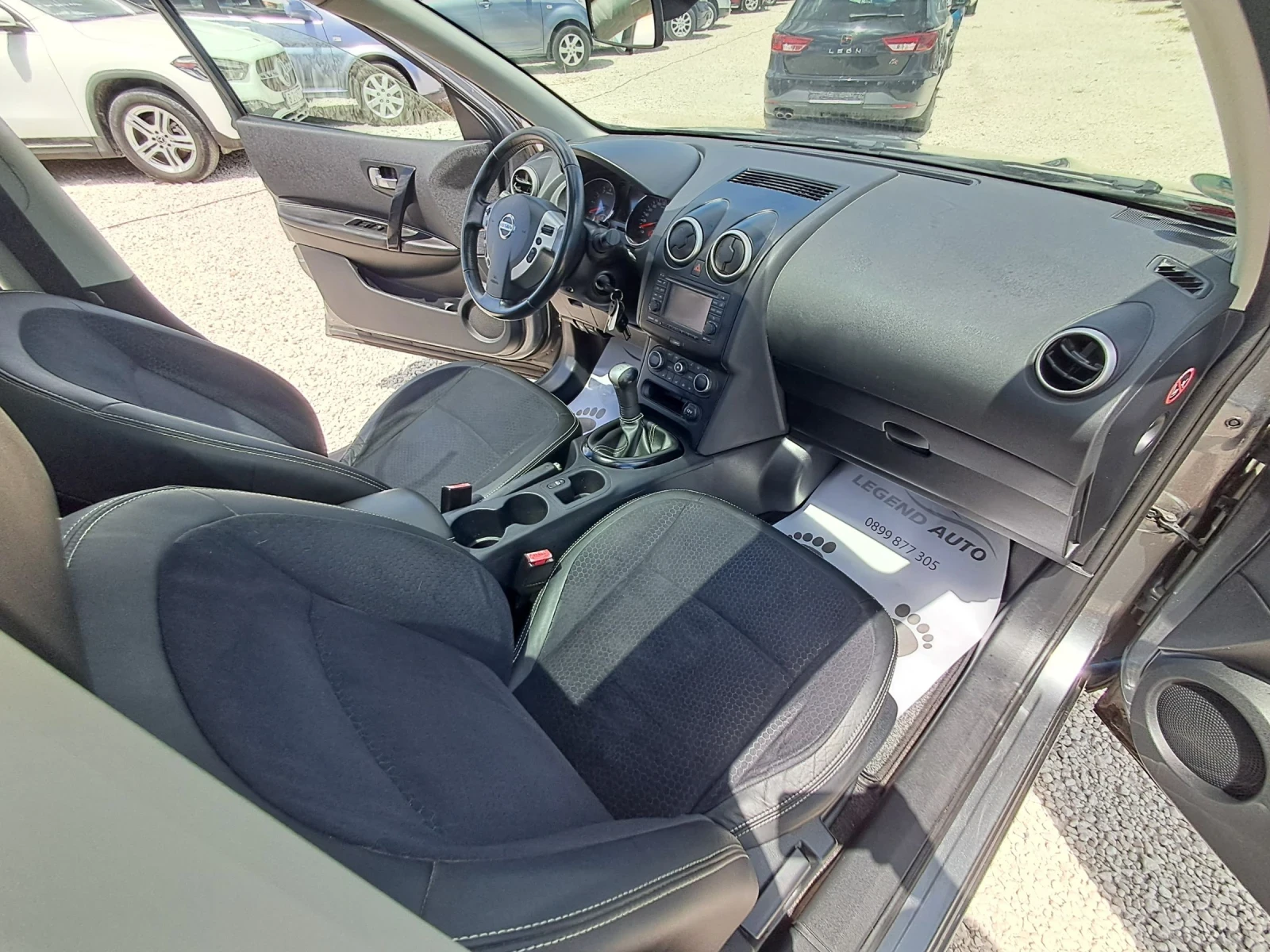 Nissan Qashqai 1.6i Ntec 87000km КАМЕРА360  НАВИГАЦИЯ, снимка 13 - Автомобили и джипове - 54920663