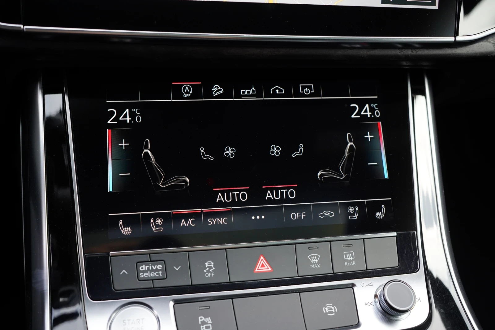 Audi Q8 55 TFSI S-line Black Optic /360/ 108хил км/ , снимка 14 - Автомобили и джипове - 53934454