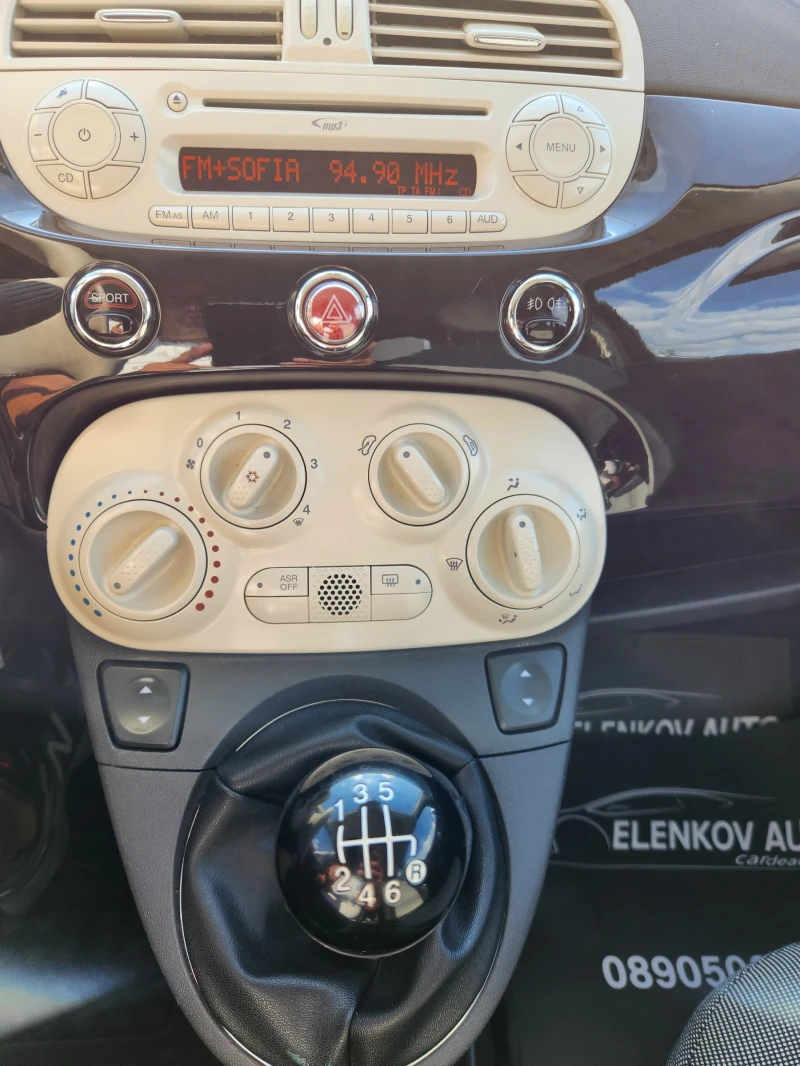 Fiat 500 CABRIO 1.4i-100к.с- EURO 5b -КЛИМАТИК-ШВЕЙЦАРИЯ, снимка 10 - Автомобили и джипове - 50990024