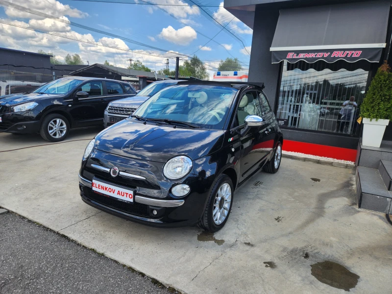 Fiat 500 CABRIO 1.4i-100к.с- EURO 5b -КЛИМАТИК-ШВЕЙЦАРИЯ, снимка 3 - Автомобили и джипове - 50990024