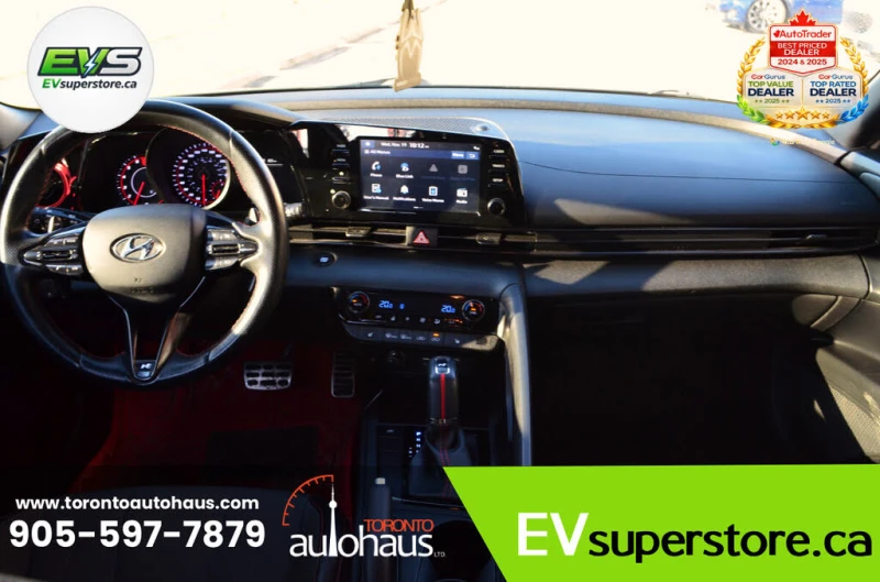 Hyundai Elantra !!N Line!!* АвтоКредит* Цена до БГ* , снимка 14 - Автомобили и джипове - 53526116