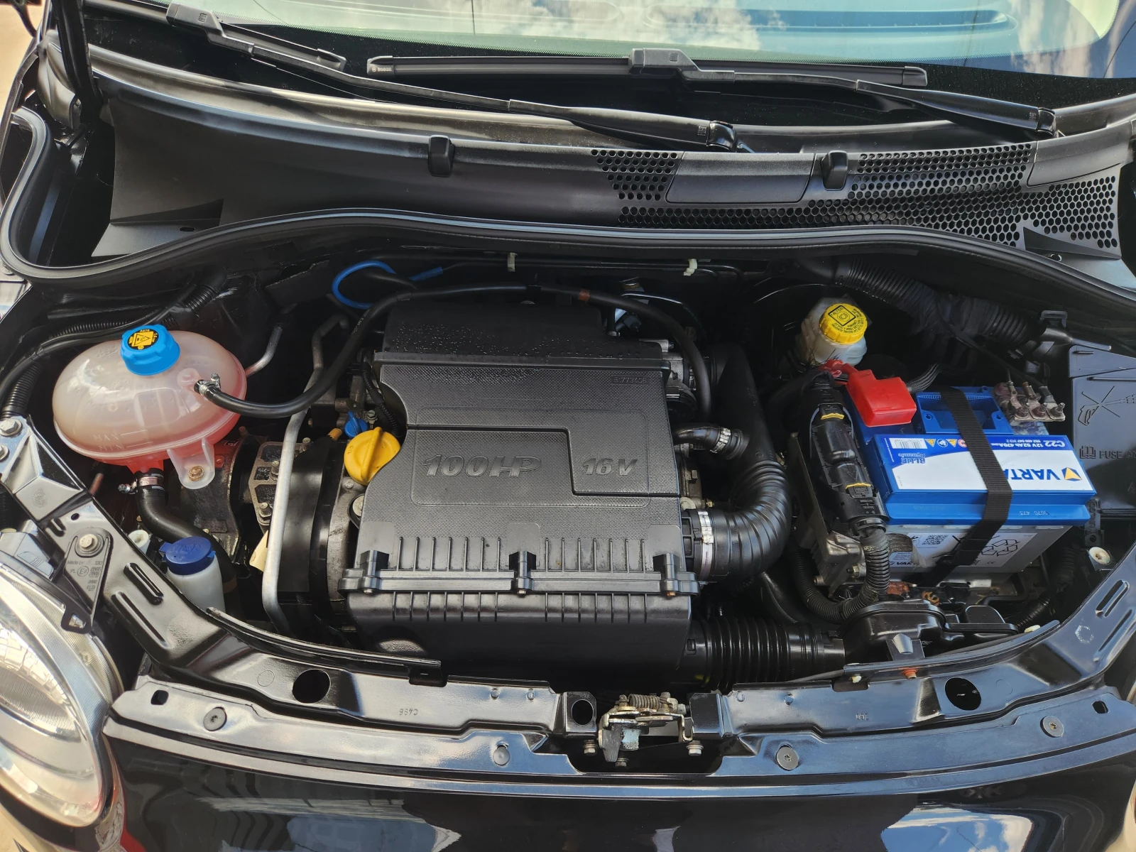 Fiat 500 CABRIO 1.4i-100.- EURO 5b -- | Mobile.bg   16