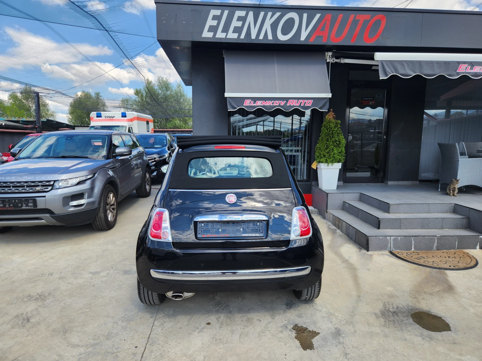 Fiat 500 CABRIO 1.4i-100к.с- EURO 5b -КЛИМАТИК-ШВЕЙЦАРИЯ - изображение 7