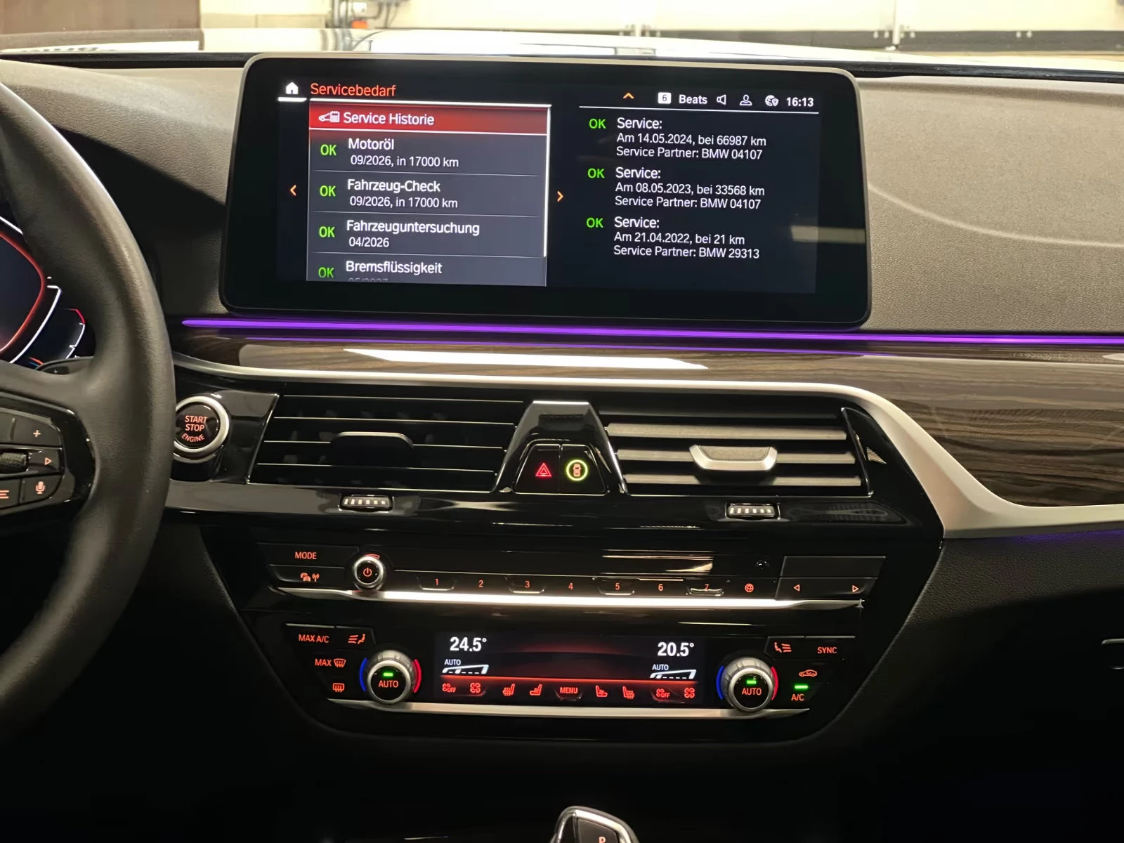 BMW 530 d/xDRIVE/286HP/HUD/LASER/MASSAGE/P&D/D.ASS/575f | Mobile.bg   13